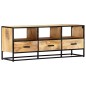vidaXL Mueble de TV de madera maciza de mango 120x30x45 cm
