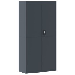 vidaXL Taquilla de acero gris antracita 90x40x180 cm