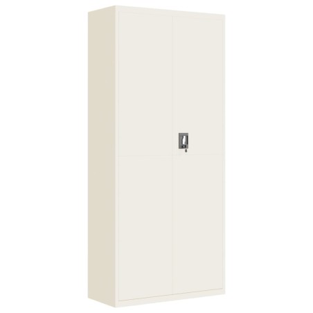 vidaXL Armario archivador de acero blanco 90x40x200 cm
