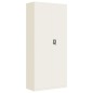 vidaXL Armario archivador de acero blanco 90x40x200 cm