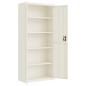 vidaXL Armario archivador de acero blanco 90x40x200 cm