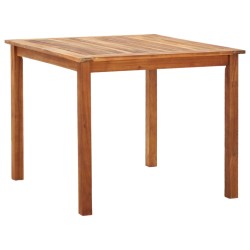 vidaXL Set de comedor 5 pzas ratán sintético madera maciza acacia gris