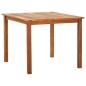 vidaXL Set de comedor 5 pzas ratán sintético madera maciza acacia gris