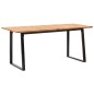 vidaXL Set comedor jardín 9 pzas ratán sintético y madera acacia gris vidaXL Set comedor jardín 9 pzas ratán sintético y madera acacia gris