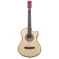 vidaXL Guitarra acústica con cutaway 6 cuerdas madera tilo 38" vidaXL Guitarra acústica con cutaway 6 cuerdas madera tilo 38"