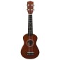 vidaXL Juego de ukelele soprano para niños con funda madera oscura 21" vidaXL Juego de ukelele soprano para niños con funda madera oscura 21"