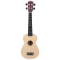 vidaXL Juego de ukelele soprano para niños con funda madera clara 23" vidaXL Juego de ukelele soprano para niños con funda madera clara 23"
