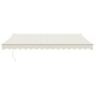vidaXL Toldo retráctil automático color crema 4,5x3 m vidaXL Toldo retráctil automático color crema 4,5x3 m