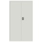 vidaXL Armario archivador de acero gris claro 105x40x180 cm