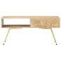 vidaXL Mesa de centro de madera maciza de mango 95x50x42 cm vidaXL Mesa de centro de madera maciza de mango 95x50x42 cm