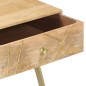 vidaXL Mesa de centro de madera maciza de mango 95x50x42 cm vidaXL Mesa de centro de madera maciza de mango 95x50x42 cm