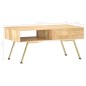 vidaXL Mesa de centro de madera maciza de mango 95x50x42 cm vidaXL Mesa de centro de madera maciza de mango 95x50x42 cm