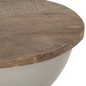 vidaXL Mesa de centro con forma de cuenco madera maciza mango Ø60 cm vidaXL Mesa de centro con forma de cuenco madera maciza mango Ø60 cm