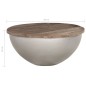 vidaXL Mesa de centro con forma de cuenco madera maciza mango Ø60 cm vidaXL Mesa de centro con forma de cuenco madera maciza mango Ø60 cm