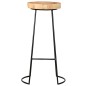 vidaXL Taburetes de cocina 2 unidades madera maciza de acacia vidaXL Taburetes de cocina 2 unidades madera maciza de acacia