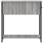 vidaXL Mesitas noche 2 uds madera ingeniería gris Sonoma 30x60x60 cm
