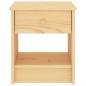 vidaXL Mesita de noche madera maciza de pino madera clara 35x30x40 cm vidaXL Mesita de noche madera maciza de pino madera clara 35x30x40 cm
