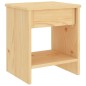 vidaXL Mesita de noche madera maciza de pino madera clara 35x30x40 cm vidaXL Mesita de noche madera maciza de pino madera clara 35x30x40 cm