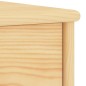 vidaXL Mesita de noche madera maciza de pino madera clara 35x30x40 cm vidaXL Mesita de noche madera maciza de pino madera clara 35x30x40 cm