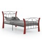 vidaXL Estructura de cama de metal negra 90x200 cm vidaXL Estructura de cama de metal negra 90x200 cm