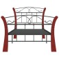 vidaXL Estructura de cama de metal negra 90x200 cm vidaXL Estructura de cama de metal negra 90x200 cm