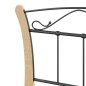 vidaXL Estructura de cama de metal negra 90x200 cm vidaXL Estructura de cama de metal negra 90x200 cm