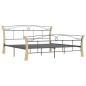vidaXL Estructura de cama de metal negra 180x200 cm vidaXL Estructura de cama de metal negra 180x200 cm