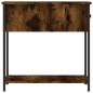 vidaXL Mesita de noche madera de ingeniería roble ahumado 30x60x60 cm vidaXL Mesita de noche madera de ingeniería roble ahumado 30x60x60 cm