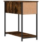 vidaXL Mesita de noche madera de ingeniería roble ahumado 30x60x60 cm vidaXL Mesita de noche madera de ingeniería roble ahumado 30x60x60 cm