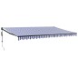 vidaXL Toldo retráctil automático azul y blanco 5x3 m vidaXL Toldo retráctil automático azul y blanco 5x3 m