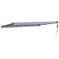 vidaXL Toldo retráctil automático azul y blanco 5x3 m vidaXL Toldo retráctil automático azul y blanco 5x3 m