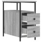 vidaXL Mesita de noche madera de ingeniería gris Sonoma 30x60x60 cm vidaXL Mesita de noche madera de ingeniería gris Sonoma 30x60x60 cm
