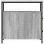 vidaXL Mesita de noche madera de ingeniería gris Sonoma 30x60x60 cm vidaXL Mesita de noche madera de ingeniería gris Sonoma 30x60x60 cm
