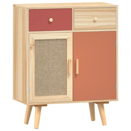 vidaXL Aparador con cajones madera contrachapada 60x30x75,5 cm