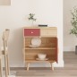 vidaXL Aparador con cajones madera contrachapada 60x30x75,5 cm vidaXL Aparador con cajones madera contrachapada 60x30x75,5 cm