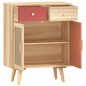 vidaXL Aparador con cajones madera contrachapada 60x30x75,5 cm vidaXL Aparador con cajones madera contrachapada 60x30x75,5 cm