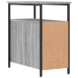 vidaXL Mesita de noche madera de ingeniería gris Sonoma 30x60x60 cm vidaXL Mesita de noche madera de ingeniería gris Sonoma 30x60x60 cm