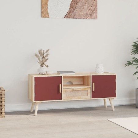 vidaXL Mueble de TV con puertas madera contrachapada 105x30x45 cm
