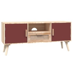 vidaXL Mueble de TV con puertas madera contrachapada 105x30x45 cm