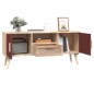 vidaXL Mueble de TV con puertas madera contrachapada 105x30x45 cm