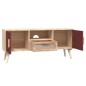 vidaXL Mueble de TV con puertas madera contrachapada 105x30x45 cm