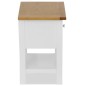 vidaXL Mesitas de noche 2 unidades madera maciza de roble 36x30x47 cm vidaXL Mesitas de noche 2 unidades madera maciza de roble 36x30x47 cm