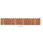 vidaXL Rollos de borde de jardín 2 uds madera pino impregnada 120 cm vidaXL Rollos de borde de jardín 2 uds madera pino impregnada 120 cm