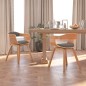 vidaXL Silla de comedor 2 uds madera curvada y tela gris claro vidaXL Silla de comedor 2 uds madera curvada y tela gris claro