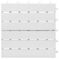vidaXL Baldosas de terraza 10 uds madera maciza acacia blanco 30x30 cm vidaXL Baldosas de terraza 10 uds madera maciza acacia blanco 30x30 cm