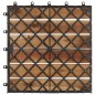 vidaXL Baldosas de terraza 10 uds madera maciza acacia blanco 30x30 cm vidaXL Baldosas de terraza 10 uds madera maciza acacia blanco 30x30 cm