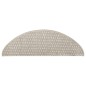 vidaXL Alfombrilla autoadhesiva escalera sisal 15 uds taupé 65x21x4cm vidaXL Alfombrilla autoadhesiva escalera sisal 15 uds taupé 65x21x4cm