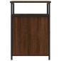 vidaXL Mesita de noche madera contrachapada marrón roble 40x42x60 cm vidaXL Mesita de noche madera contrachapada marrón roble 40x42x60 cm