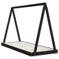 vidaXL Estructura de cama para niños madera de pino negro 80x200 cm vidaXL Estructura de cama para niños madera de pino negro 80x200 cm