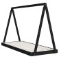 vidaXL Estructura de cama para niños madera de pino negro 80x200 cm vidaXL Estructura de cama para niños madera de pino negro 80x200 cm